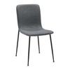 Jídelní židle NELE šedá - šedá/černá, Moderní, kov/dřevo (43/83/56cm) - P & B