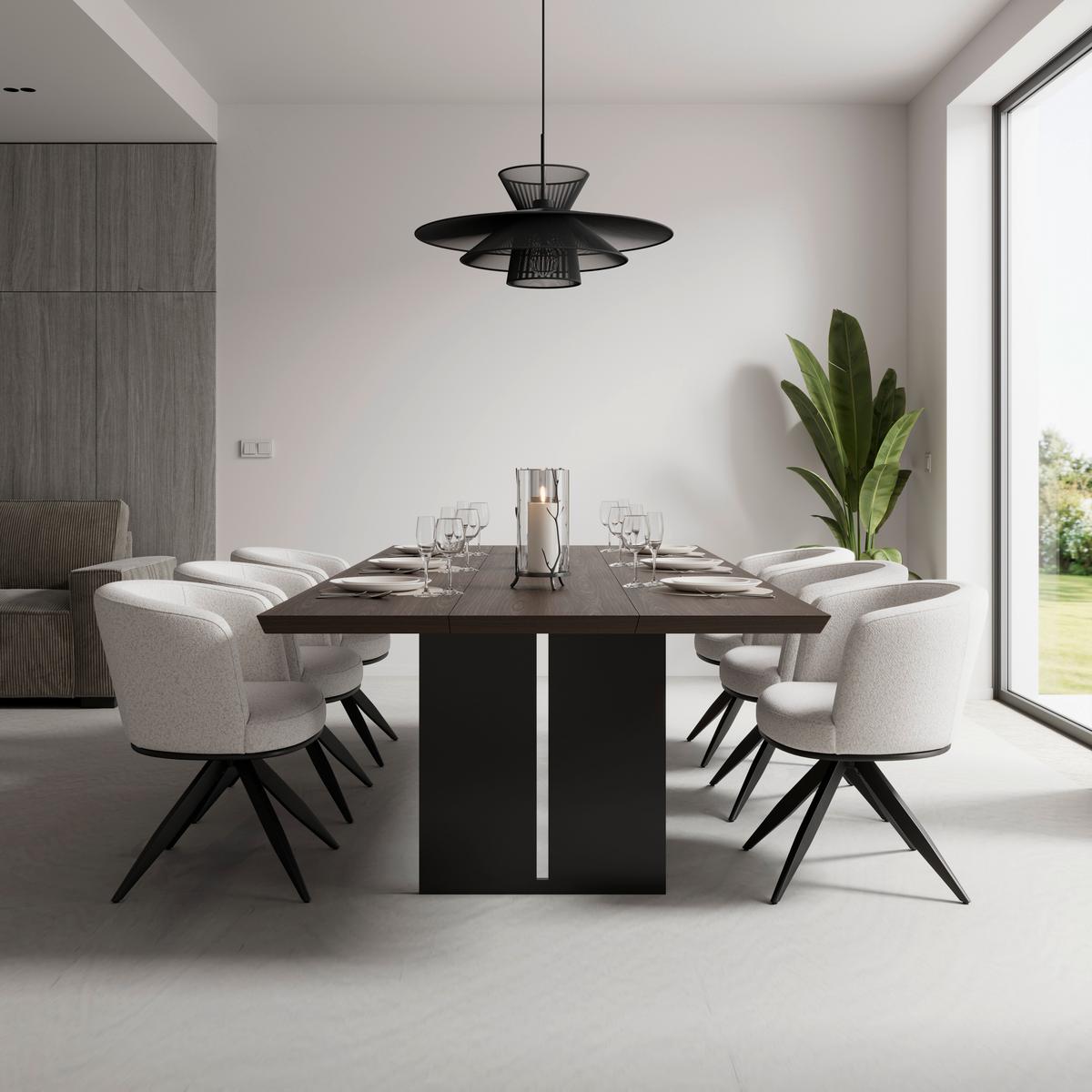 ŽIDLE S PODRUČKAMI NELA - šedá/černá, Moderní, kov/dřevo (62/77/62cm) - Bessagi Home