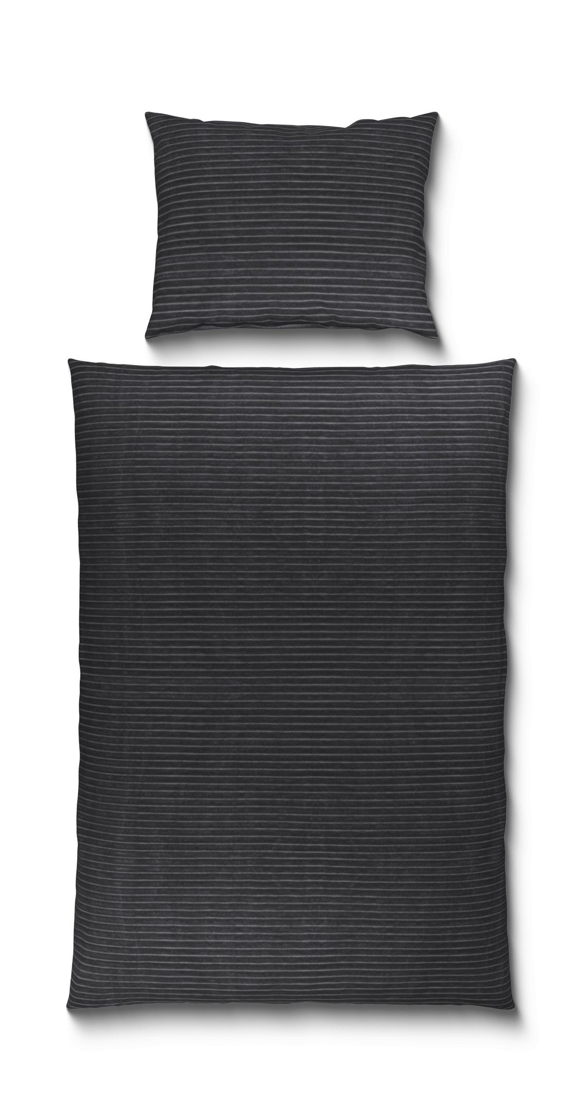 Ágyneműhuzat-garnitúra Sina - antracit, Modern, textil - Luca Bessoni