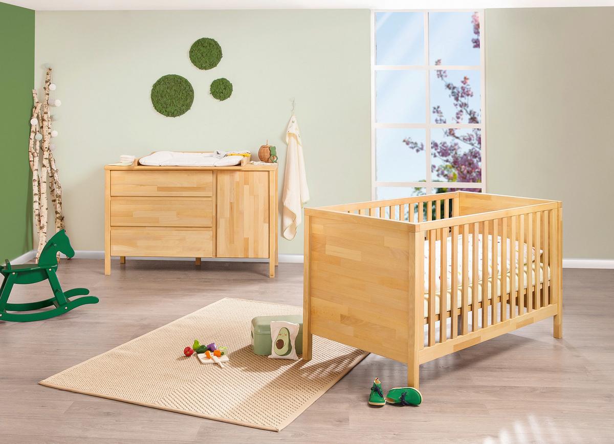Babyzimmer 092101x Enno - Buchefarben, Natur, Holz - Pinolino