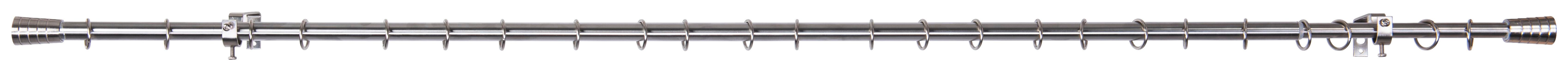 Rundstangengarnitur Lexia Chromfarben L: 130-240 cm - Chromfarben, KONVENTIONELL, Metall (130-240cm) - Ondega
