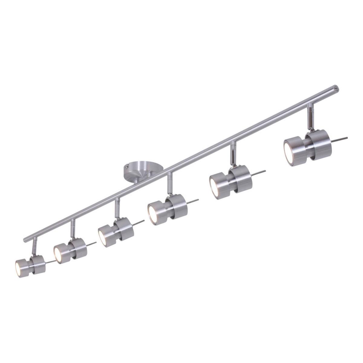 Deckenleuchte Natasja Led - Silberfarben, Trend, Metall (18/12/134cm)