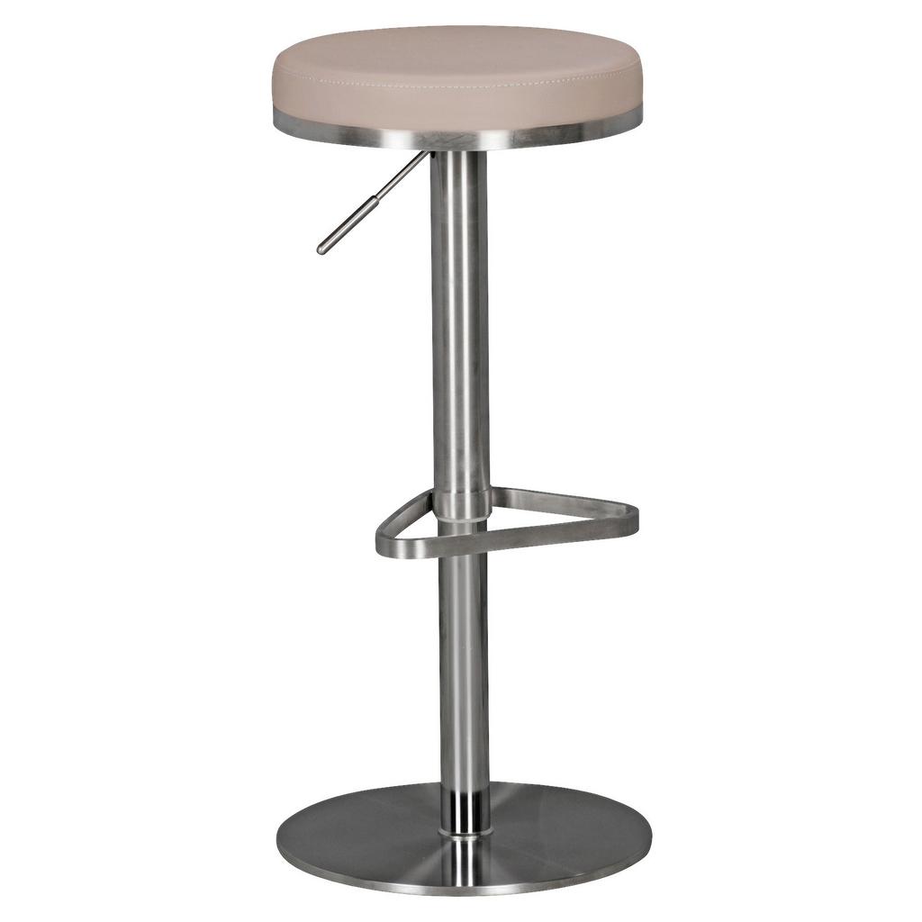 Barhocker höhenverstellbar und 360° drehbar Taupe