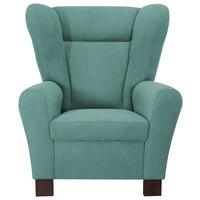 KRESLO UŠIAK CHANDLER - hnedá/mätovozelená, Design, drevo/kompozitné drevo (95/109/97cm) - Ondega