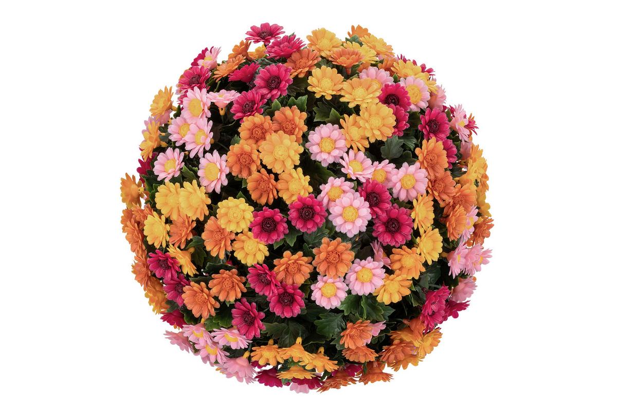 Blütenkugel Hanna - Multicolor, KONVENTIONELL, Kunststoff (27cm) - Luca Bessoni