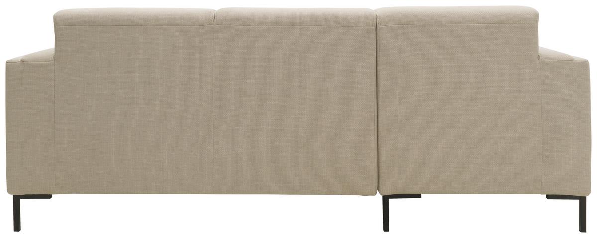 Ecksofa Looks Vii - Beige/Schwarz, Design, Textil (214/146cm) - LOOKS by W.Joop