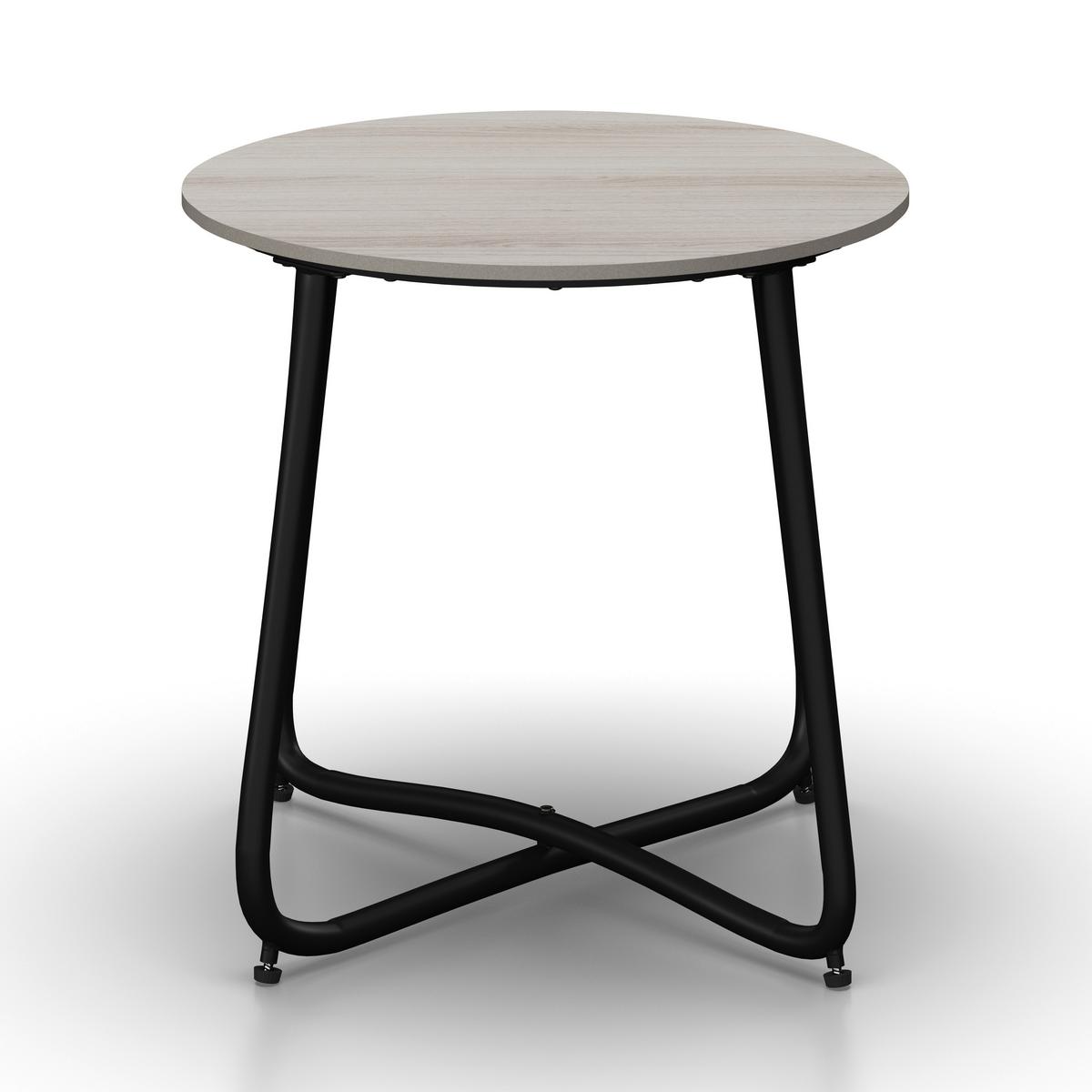 ZAHRADNÍ ODKLÁDACÍ STOLEK PINE - šedá/černá, Moderní, kov/plast (50/49,5/50cm) - Bessagi Garden