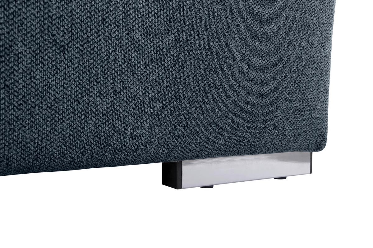 Wohnlandschaft Ramzes Dunkelblau U: 215x328x173 cm - Dunkelblau/Grau, Design, Textil (215/328/173cm) - MID.YOU