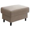 Hocker Cavoli, Beige B: 76 cm - Beige/Schwarz, MODERN, Textil (76/46/55cm) - Livetastic