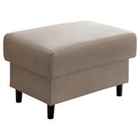 Hocker Cavoli, Beige B: 76 cm - Beige/Schwarz, MODERN, Textil (76/46/55cm) - Livetastic