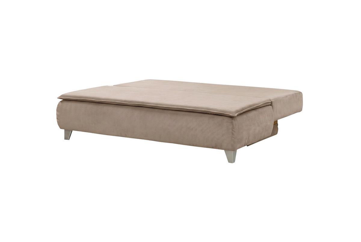 Boxspringová pohovka MONA LUX, béžový manšestr - béžová, Moderní, textil (208/100/106cm) - Mömax
