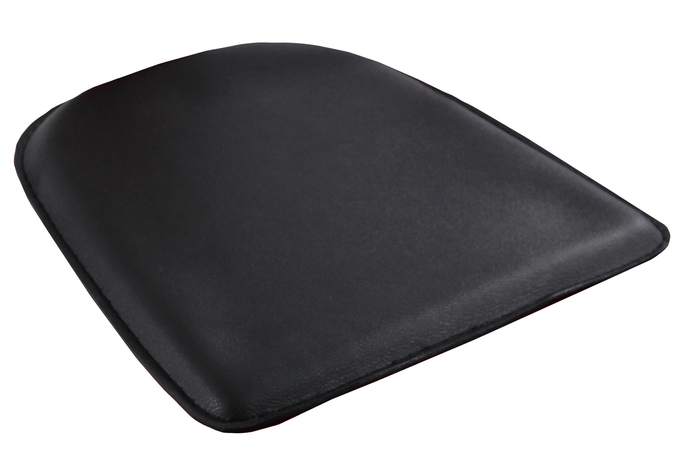 Sitzkissen Pilow I Schwarz 32x32 cm Schwarz Lederlook - Schwarz, Basics (32/1/32cm) - MID.YOU