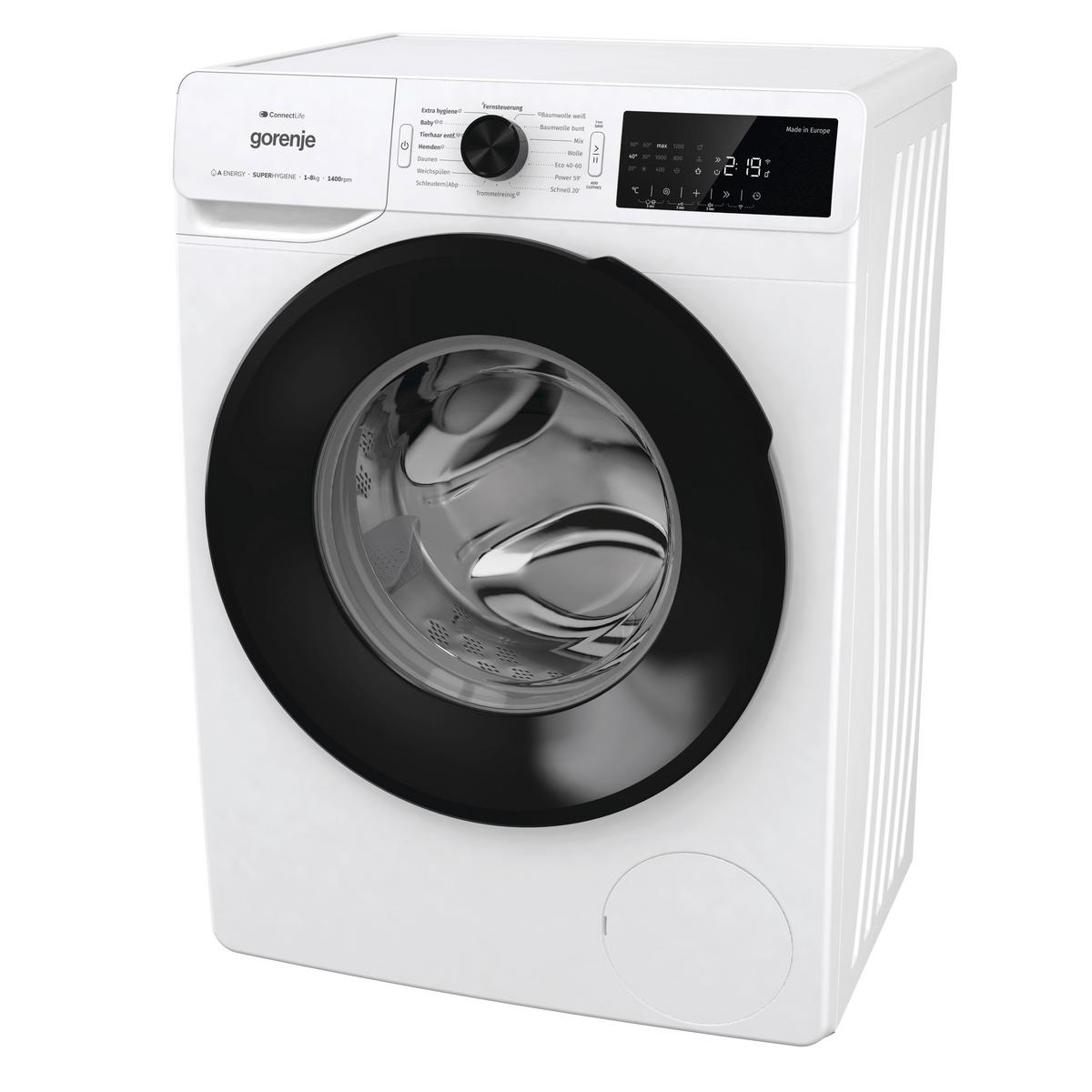 WASCHMASCHINE Füllmenge ca. 8 KG, EEKL: A - Weiß, Basics, Glas/Kunststoff (60/85/46,5cm) - Gorenje