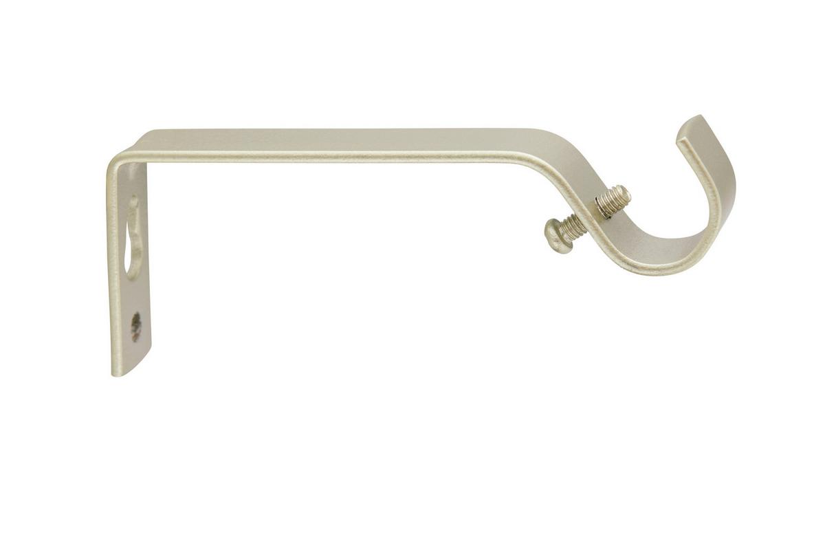 Rundstangengarnitur Birgit Silberfarben L: 130-240 cm - Silberfarben, KONVENTIONELL, Metall (130-240cm) - Ondega