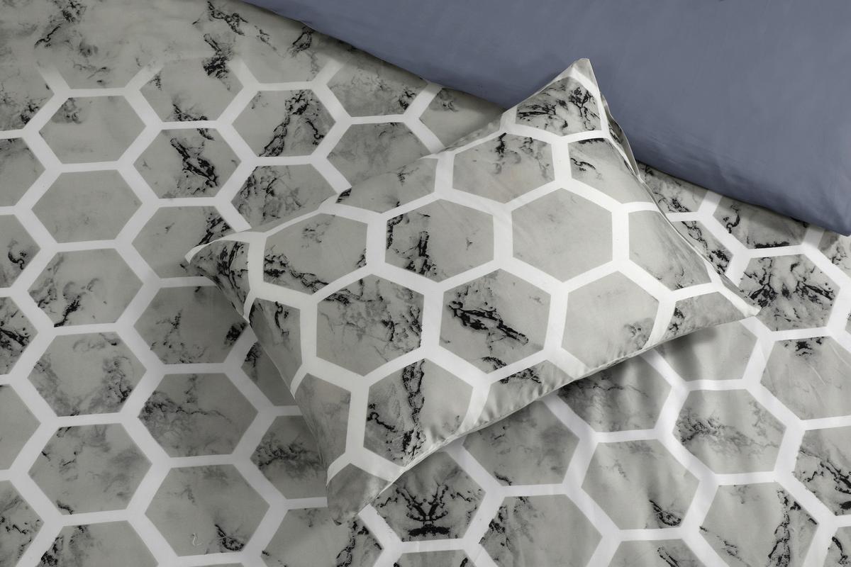 BETTWÄSCHE AVENTURA 125-AT GRAU 140X200 - Grau, Basics, Textil (140/200cm) - Kayoom