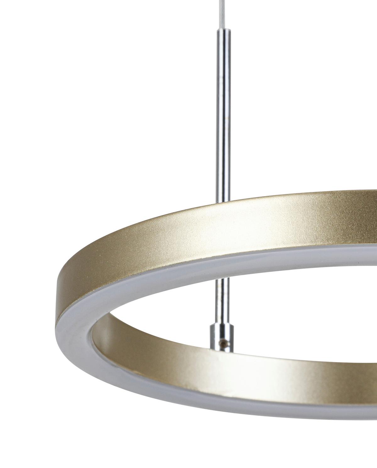 ZÁVESNÉ LED SVIETIDLO STONI - šampanská, Modern, kov/plast (42/150cm) - Mömax