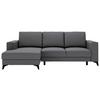 Harvey Grau S: 156x244 cm - Schwarz/Grau, Design, Textil (156/244cm) - Livetastic