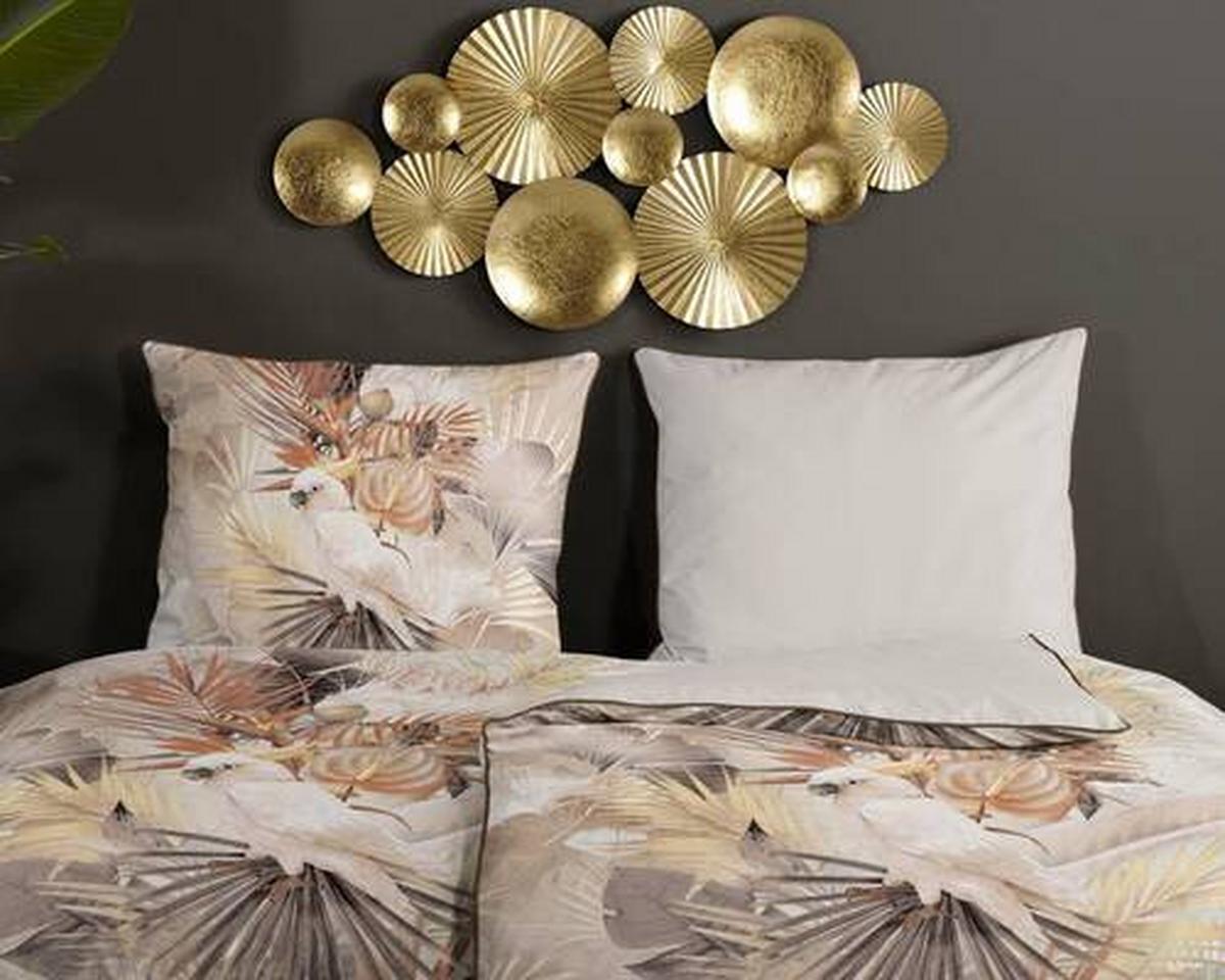 Bettwäsche Pippa Sandfarben Beige 140x200 Cm - Sandfarben/Beige, LIFESTYLE, Textil (140/200cm)