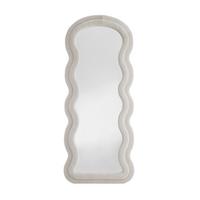 Standspiegel Beige B: 70 cm - Beige, Design, Glas/Holzwerkstoff (70/170/3cm) - Livetastic