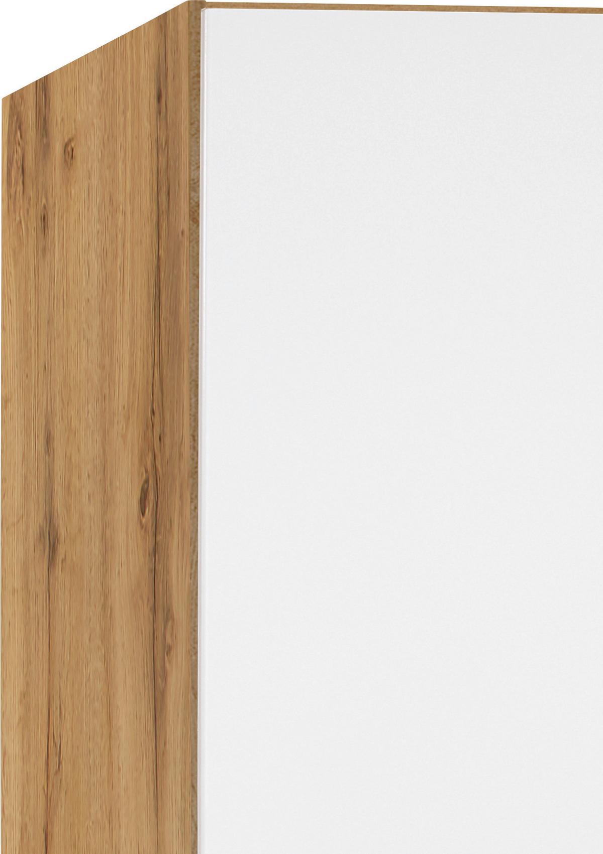 ŠATNÍ SKŘÍŇ AALEN-EXTRA - bílá/barvy dubu, Konvenční, kompozitní dřevo/plast (136/197/54cm)