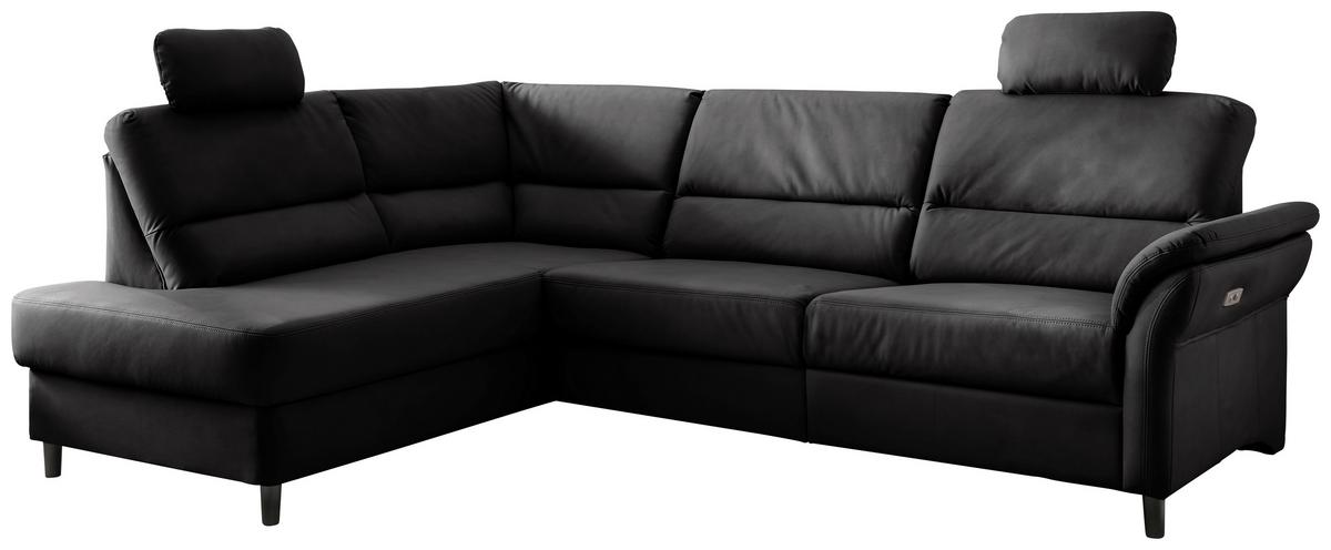 Ecksofa Cavoli, Schwarz S: 190x266 cm - Schwarz, MODERN, Textil (190/266cm) - Livetastic