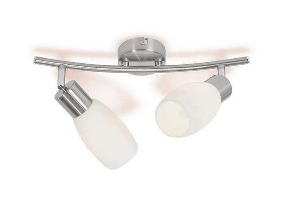Deckenspot Brigitte - Nickelfarben, KONVENTIONELL, Glas/Metall (36/8/25,2cm) - Ombra Deckenspot Brigitte - Nickelfarben, KONVENTIONELL, Glas/Metall (36/8/25,2cm) - Ombra