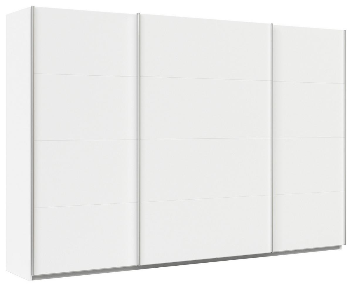 Schwebetürenschrank B: 315cm Feldkirch Alpinweiß - Weiß, MODERN, Holzwerkstoff (315/210/62cm)