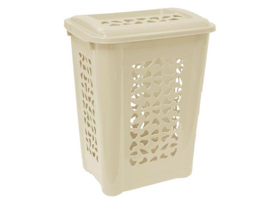 Wäschetonne Per, 60 Liter - Creme, KONVENTIONELL, Kunststoff (60/34/45cm) Wäschetonne Per, 60 Liter - Creme, KONVENTIONELL, Kunststoff (60/34/45cm)