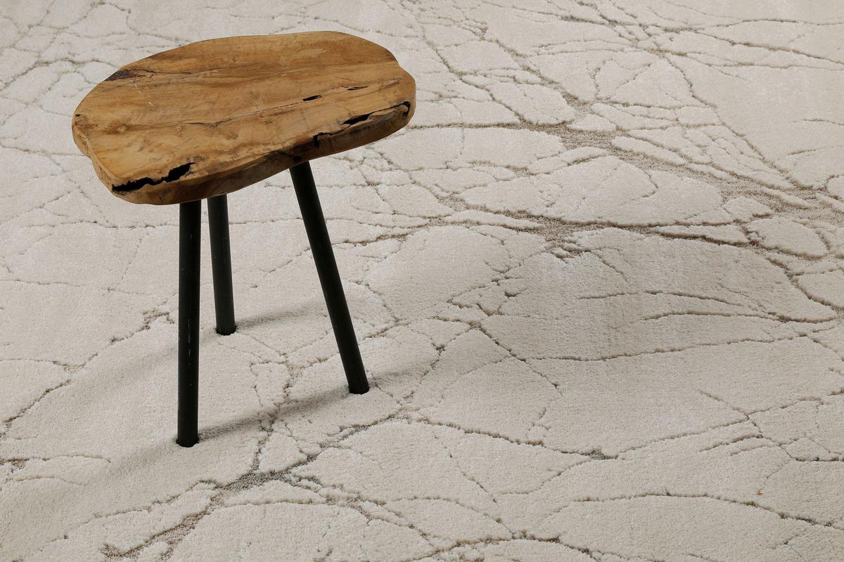 Webteppich Linus Olsson Creme, Beige 160x230 Cm - Creme, Design, Textil (160/230cm) - WECON HOME