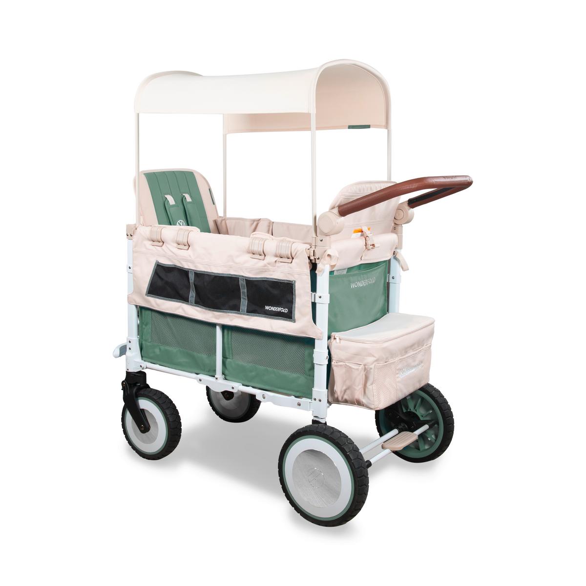 Bollerwagen Vw2 Volkswagen Stroller Wagon - Salbeigrün/Beige, LIFESTYLE (63.5/128.27/137.16cm) - WONDERFOLD