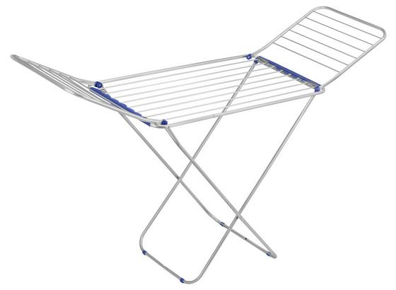 Wäschetrockner Elegant - Alufarben/Dunkelblau, KONVENTIONELL, Kunststoff/Metall (171/55/93cm) Wäschetrockner Elegant - Alufarben/Dunkelblau, KONVENTIONELL, Kunststoff/Metall (171/55/93cm)