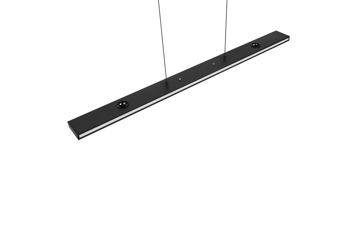 LED-Pendelleuchte 353010132 Graham - Schwarz/Weiß, Design, Kunststoff/Metall (109/9/200cm) - Trio Leuchten