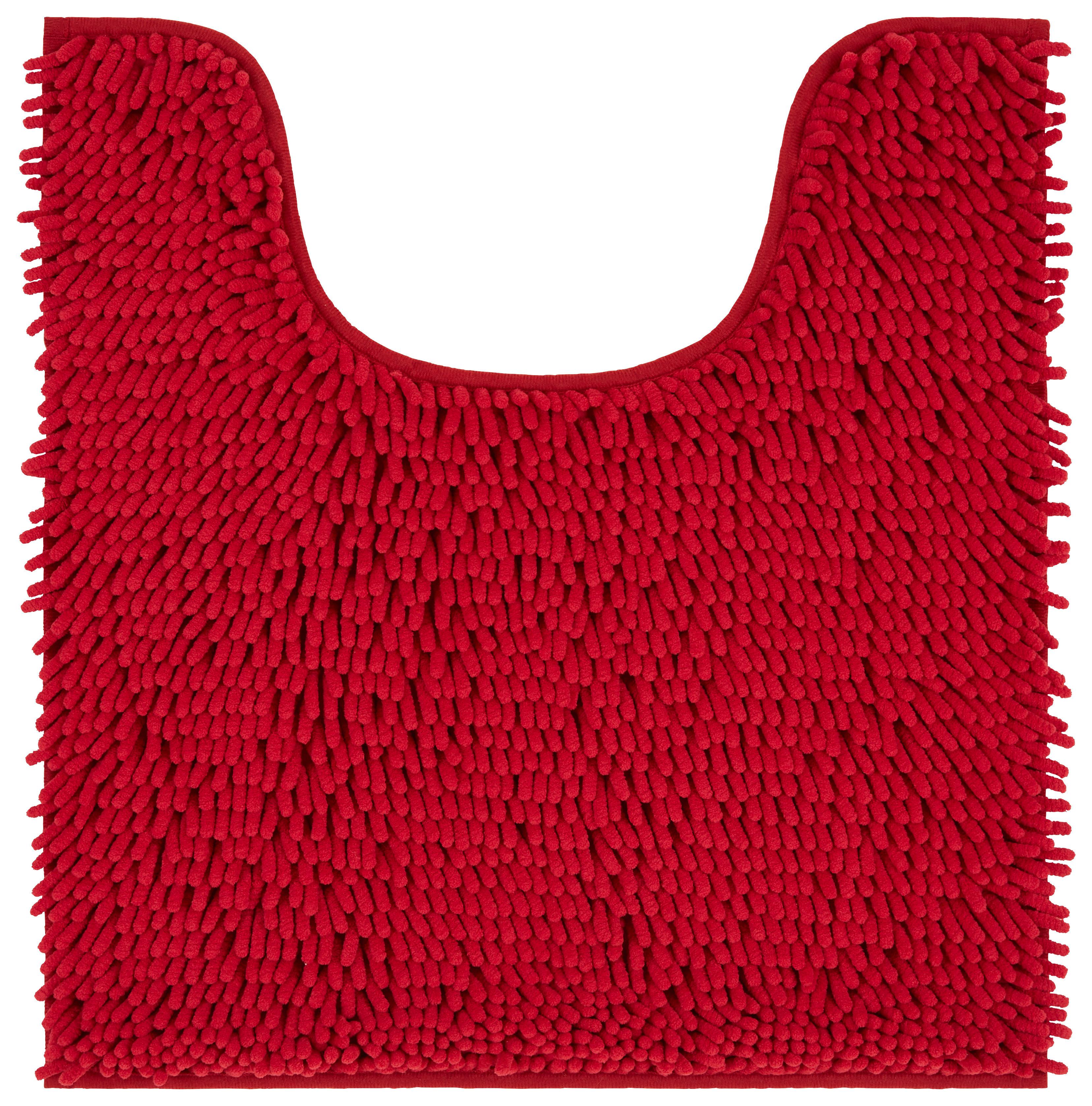 Wc-vorleger Liliane - Bordeaux, KONVENTIONELL, Kunststoff (45/50,5cm) - Ondega