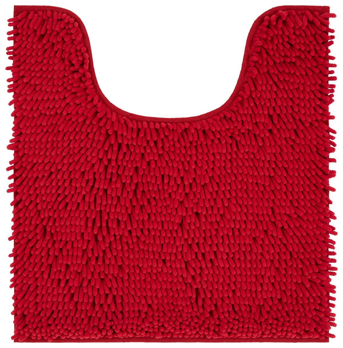 Wc-vorleger Liliane - Bordeaux, KONVENTIONELL, Kunststoff (45/50,5cm) - Ondega