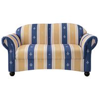 2-sitzer-sofa Torello Blau B: 151 Cm - Wengefarben/Blau, KONVENTIONELL, Textil (151/84/80cm) - Livetastic