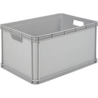 Euroboxen Robert Hellgrau 60x40x32 cm 64 L - Hellgrau, KONVENTIONELL, Kunststoff (60/40/32cm)