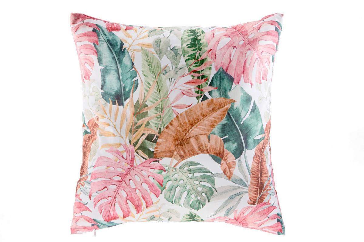 Outdoor-Kissen Jungle - Multicolor, MODERN, Textil (45/45cm) - Luca Bessoni