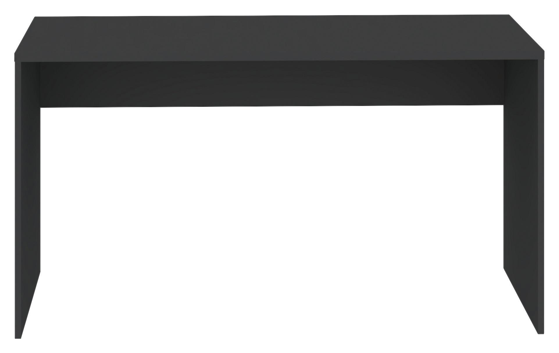 Íróasztal Unit - antracit, Konventionell, faalapú anyag (135/73/54,5cm) - Ondega