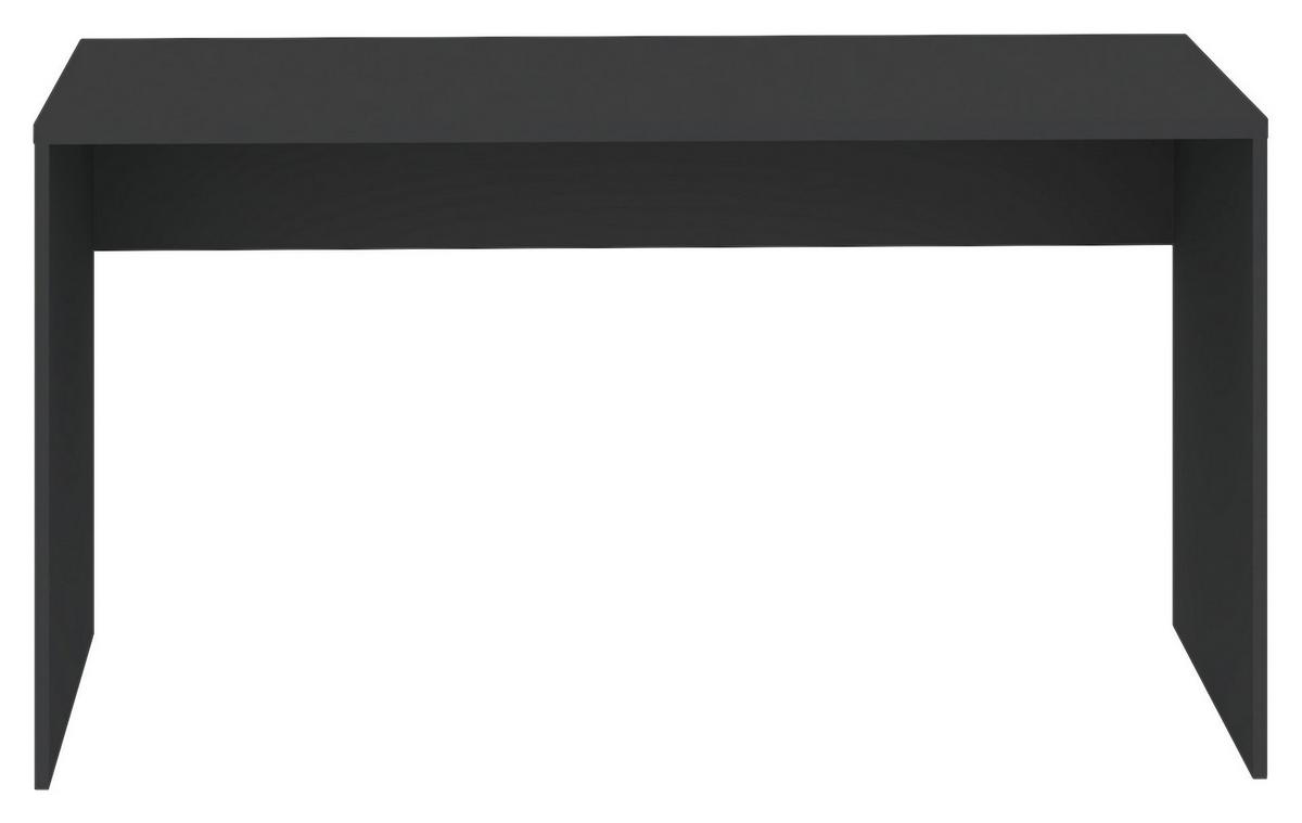 Íróasztal Unit - antracit, Konventionell, faalapú anyag (135/73/54,5cm) - Ondega