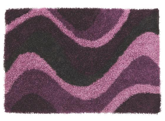 Hochflorteppich New Dolce - Lila/Schwarz, KONVENTIONELL, Textil (120/170cm) - Luca Bessoni Hochflorteppich New Dolce - Lila/Schwarz, KONVENTIONELL, Textil (120/170cm) - Luca Bessoni