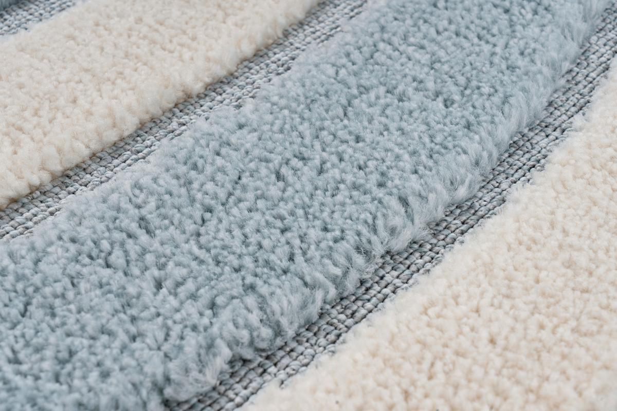 Flachwebteppich My Fano 391 Spac 120x170 - Blau/Multicolor, Basics, Textil (120/170cm) - Obsession