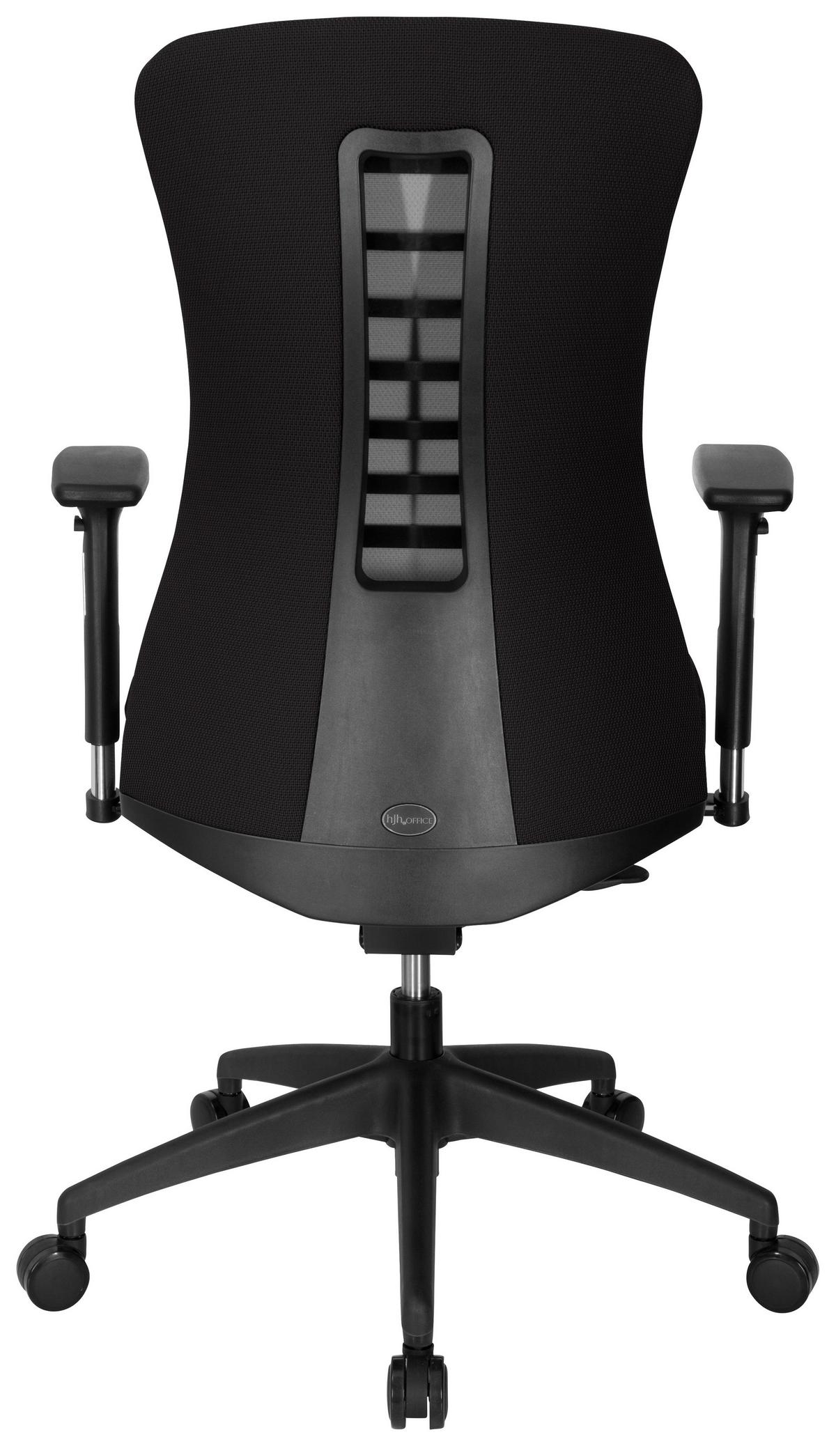 Drehstuhl Office Xt Pro Armstützen Schwarz Bis 120kg - Schwarz, MODERN, Kunststoff/Textil (69/115/52cm) - MID.YOU