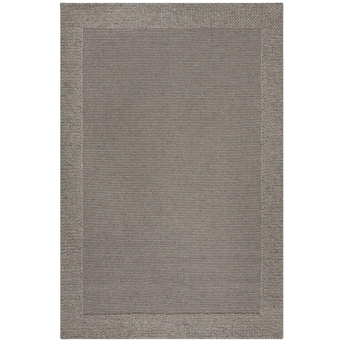 Wollteppich Rue - Grau, Basics, Textil (160/230cm)