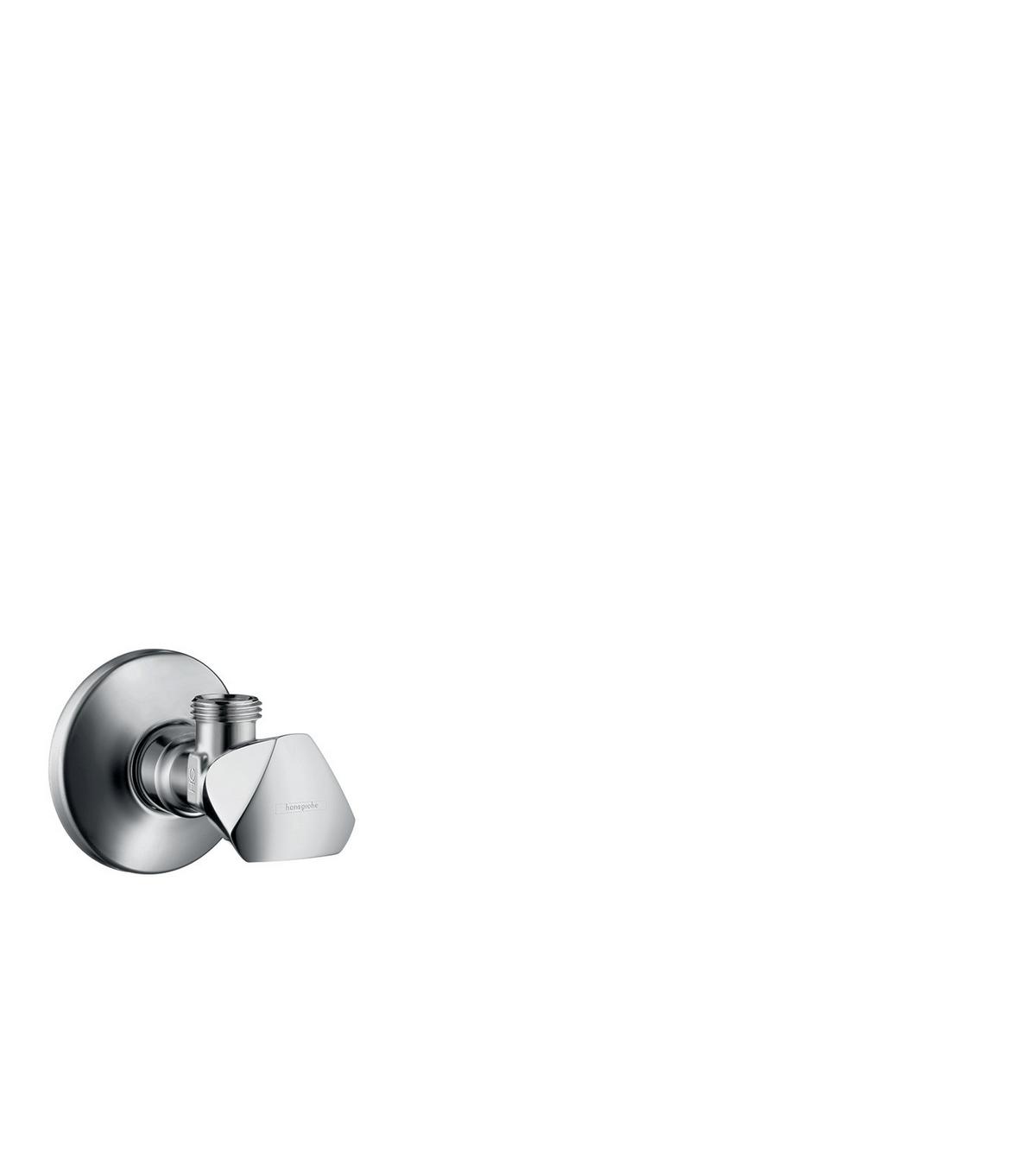 Eckventil Hg E-Design Chrom - Chromfarben, Basics, Metall (5,4/8,1/7,5cm) - Hansgrohe
