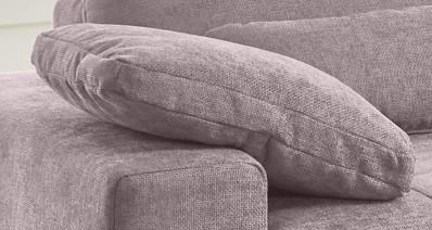 Podrúčkový vankúš LANDO, ružová ženilka PIA, 50x45 cm - ružová, Modern, textil (50/45cm) - Premium Living