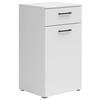 Komód Cabinet - fehér, Modern, faalapú anyag (45/83/40cm)
