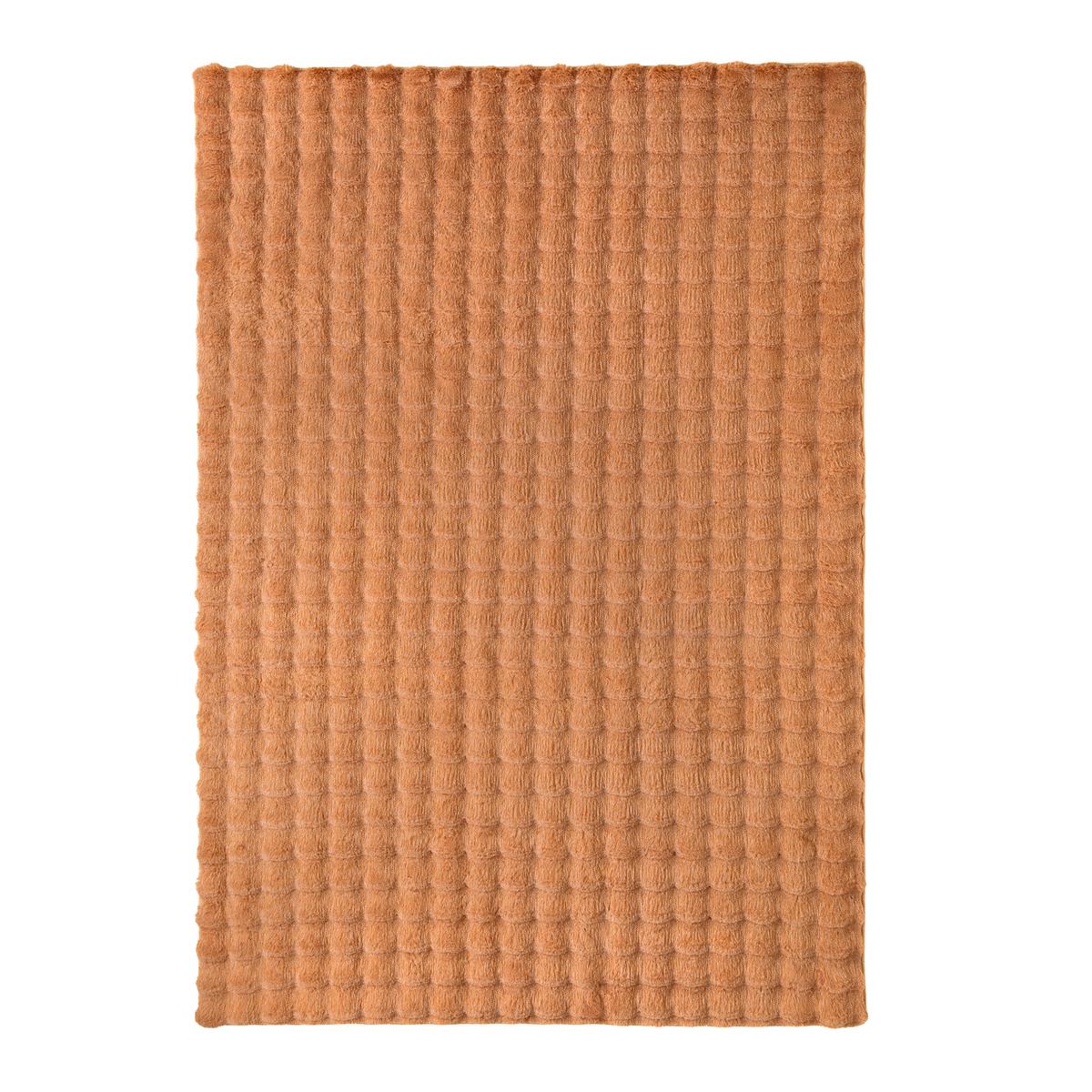 UMELÁ KOŽUŠINA BUBBLE 3 - oranžová, Modern, textil (160/230cm) - Mömax