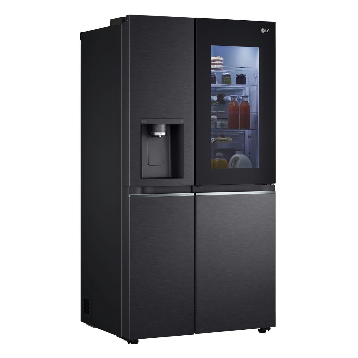 Side-By-Side Gsxv91mcae No-Frost, Crushed Ice - Schwarz, Basics, Metall (91,3/179/73,5cm) - LG