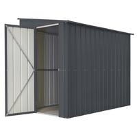 Gerätehaus ohne Boden 155x203x242 cm - Schwarz, Basics, Metall (155/203/242cm)