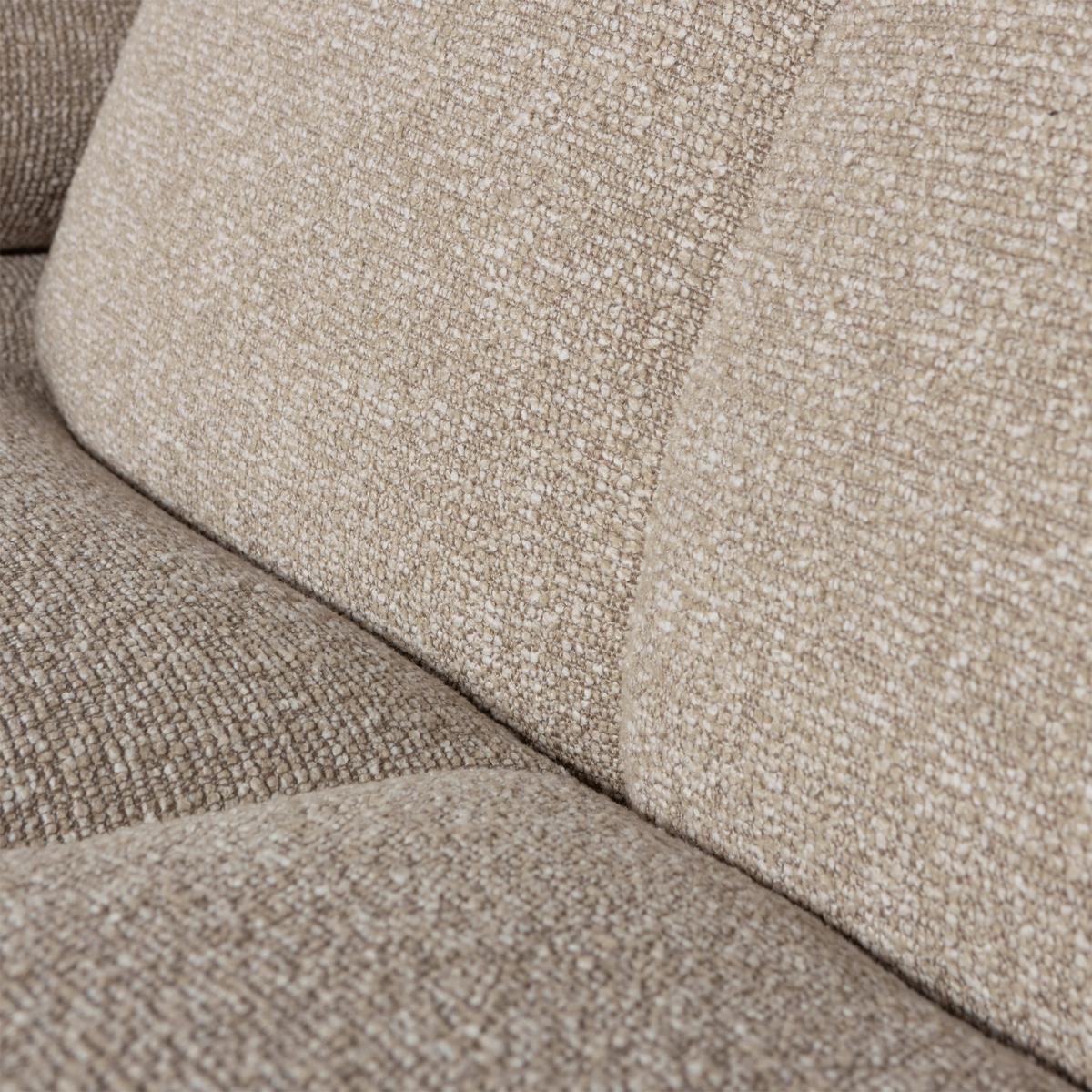Ecksofa Mojo Beige S: 284x160 Cm - Beige/Schwarz, Design, Textil (284/160cm) - Livetastic